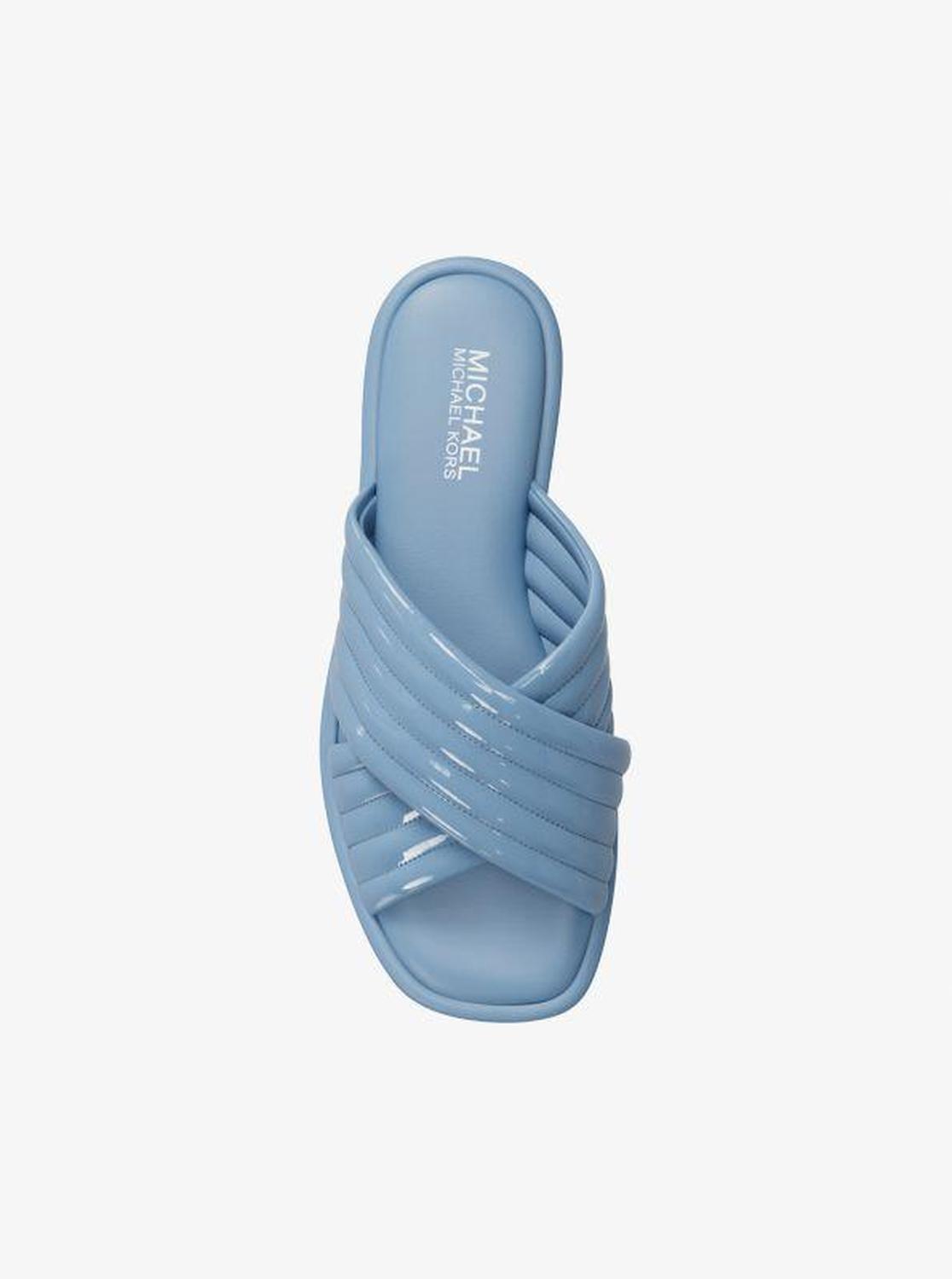 Portia Patent Slide Sandal