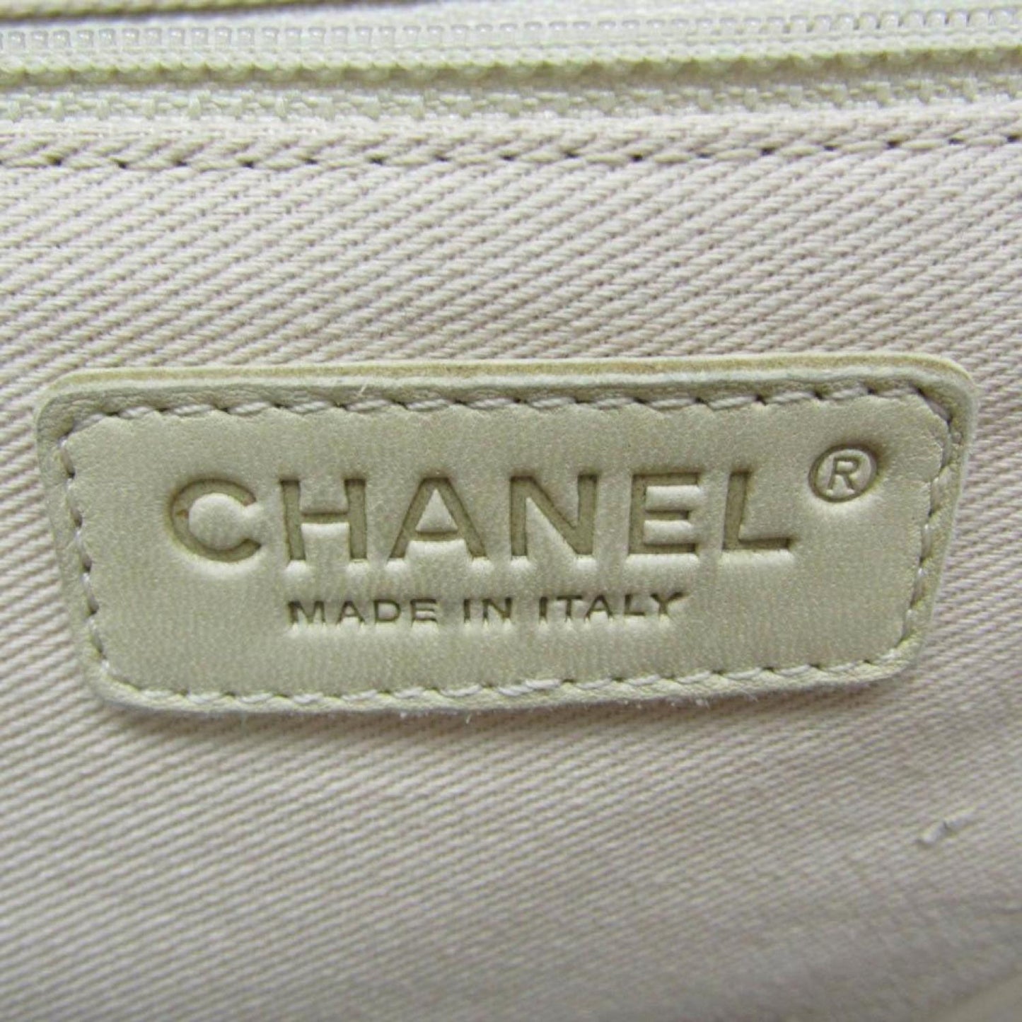 Chanel Chocolate Bar Canvas Tote Bag (Pre-Owned)