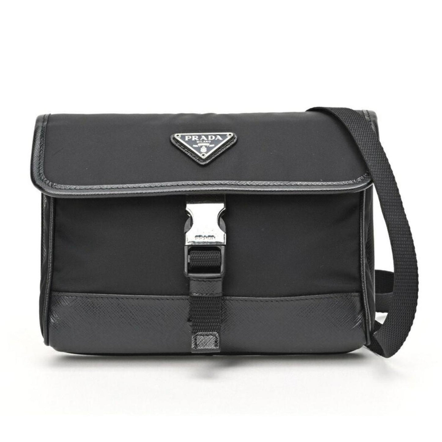 Prada Re-Nylon Synthetic Shoulder Bag (Pre-Owned)