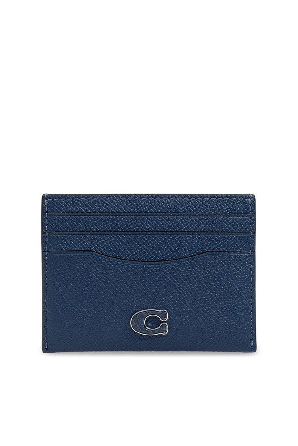 Coach Logo Plaque Card Case