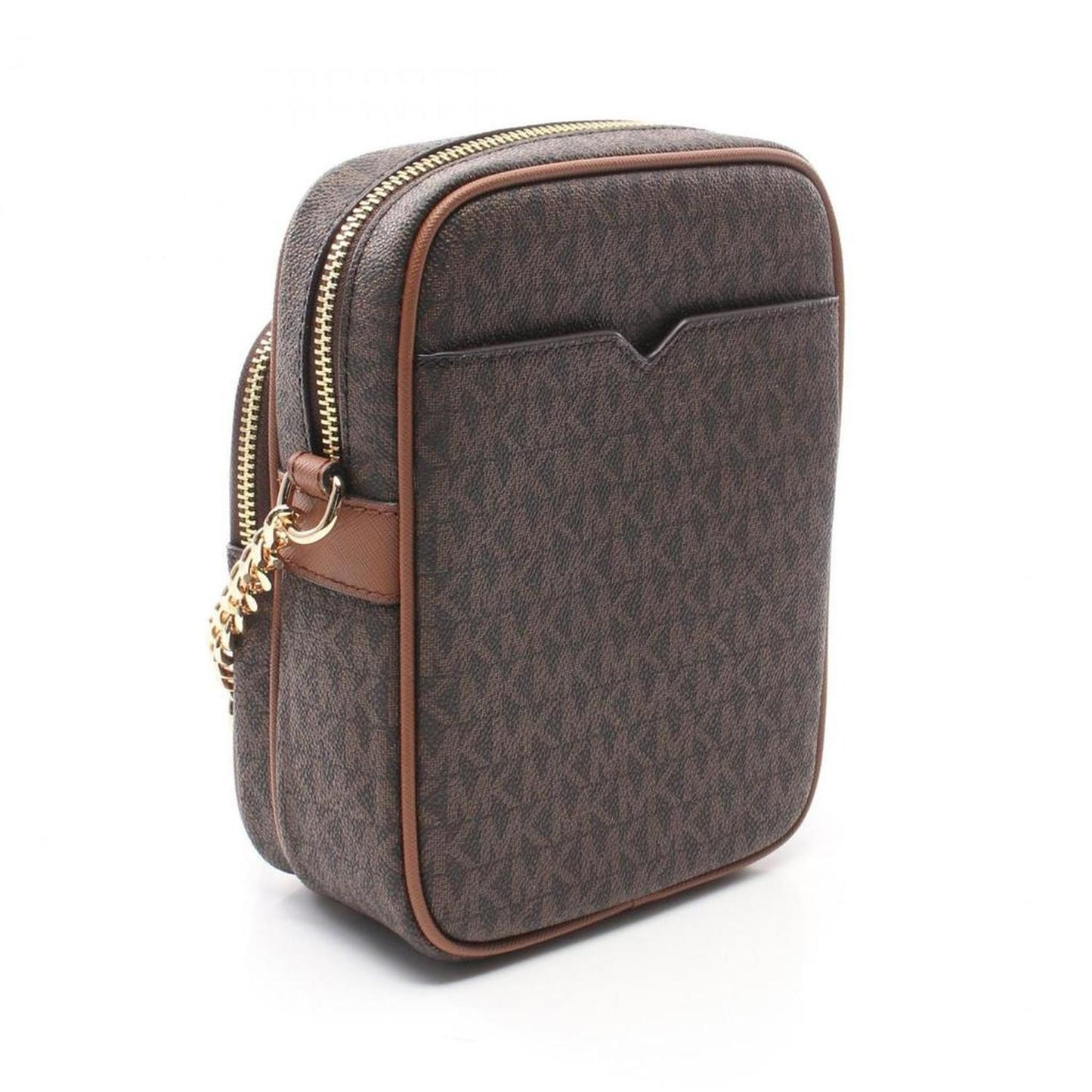 Coated Canvas Leather Shoulder Bag (Pre-Owned)