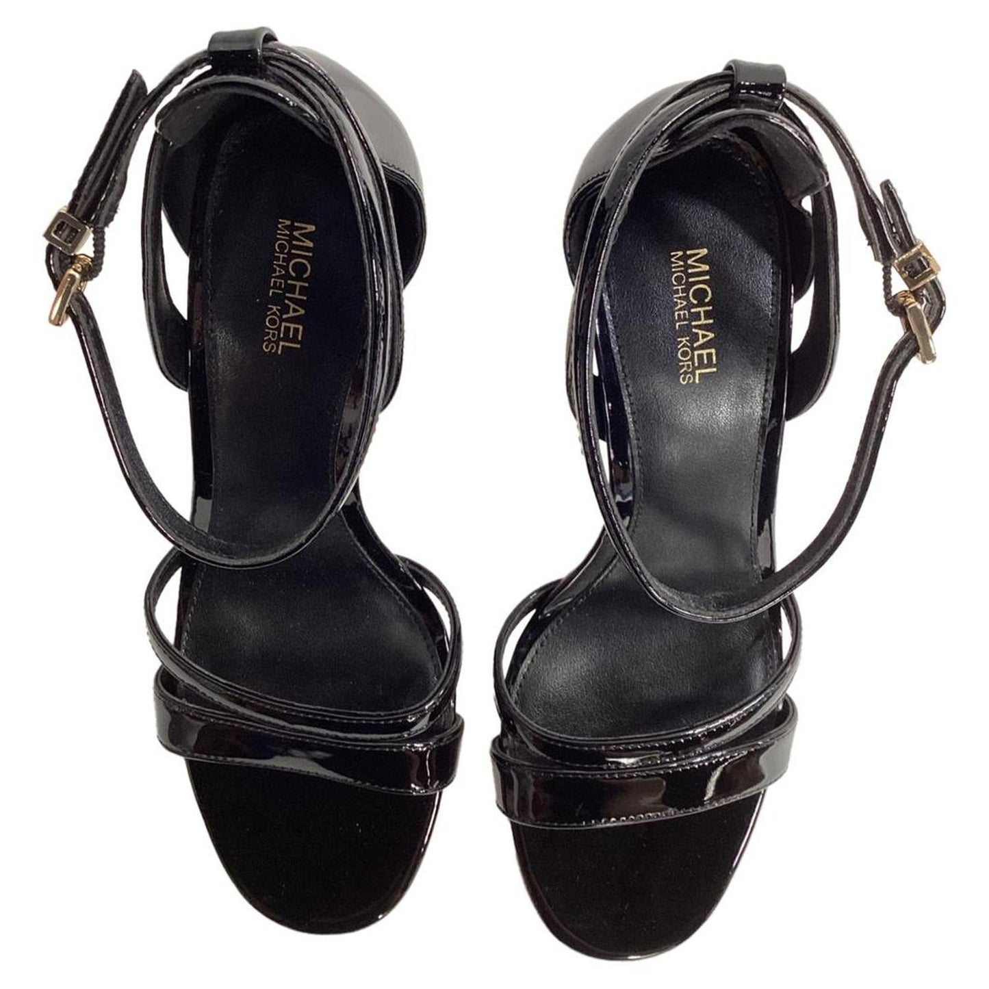 Kimberly Sandals in Black Leather