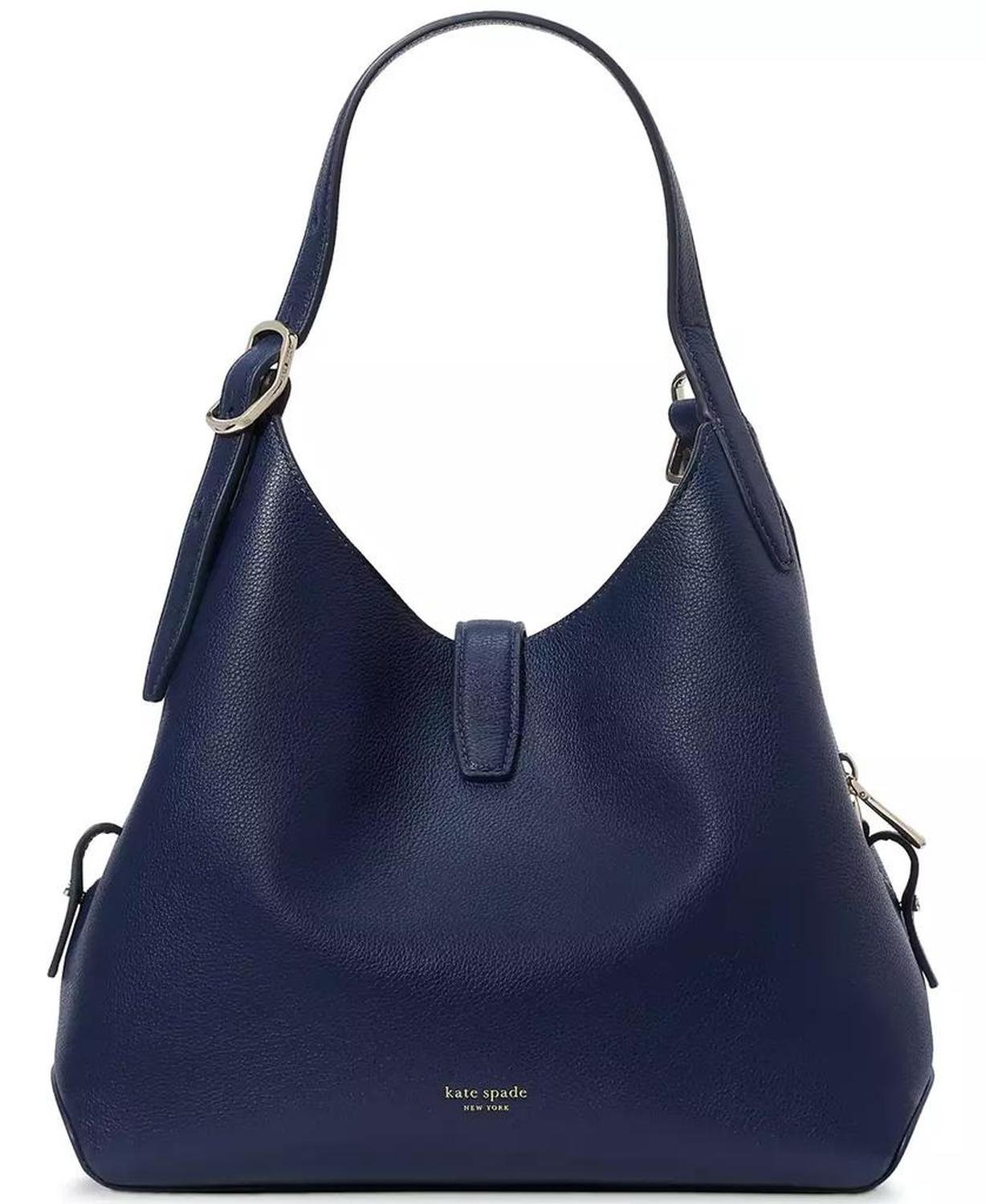 Deco Pebbled Leather Tote Bag