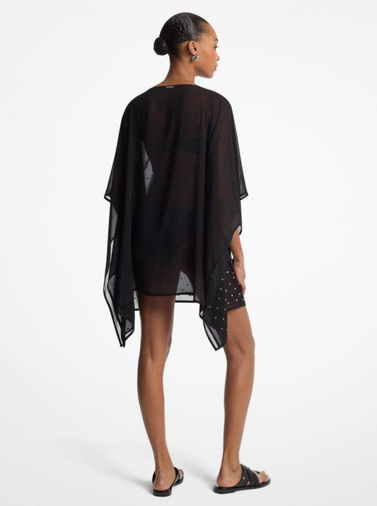 Studded Chiffon Caftan