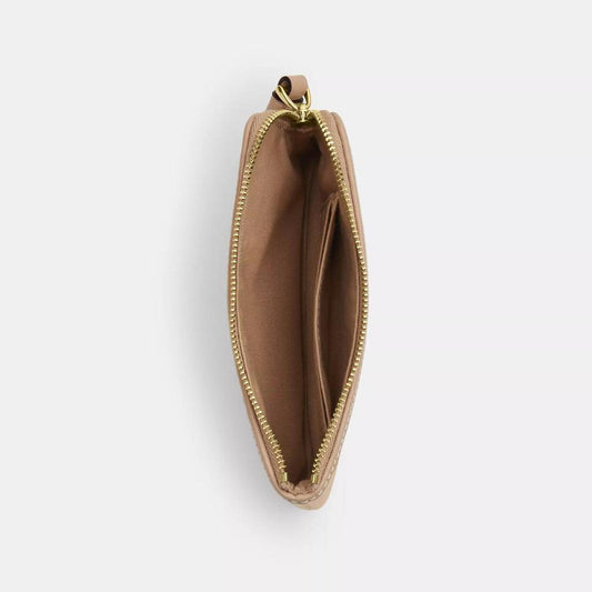 Corner Zip Wristlet With Signature Canvas