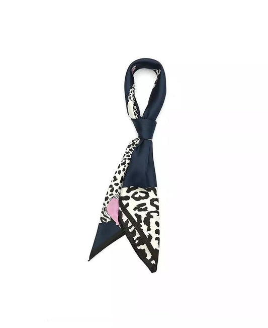 Women's Leopard Silk Square Scarf