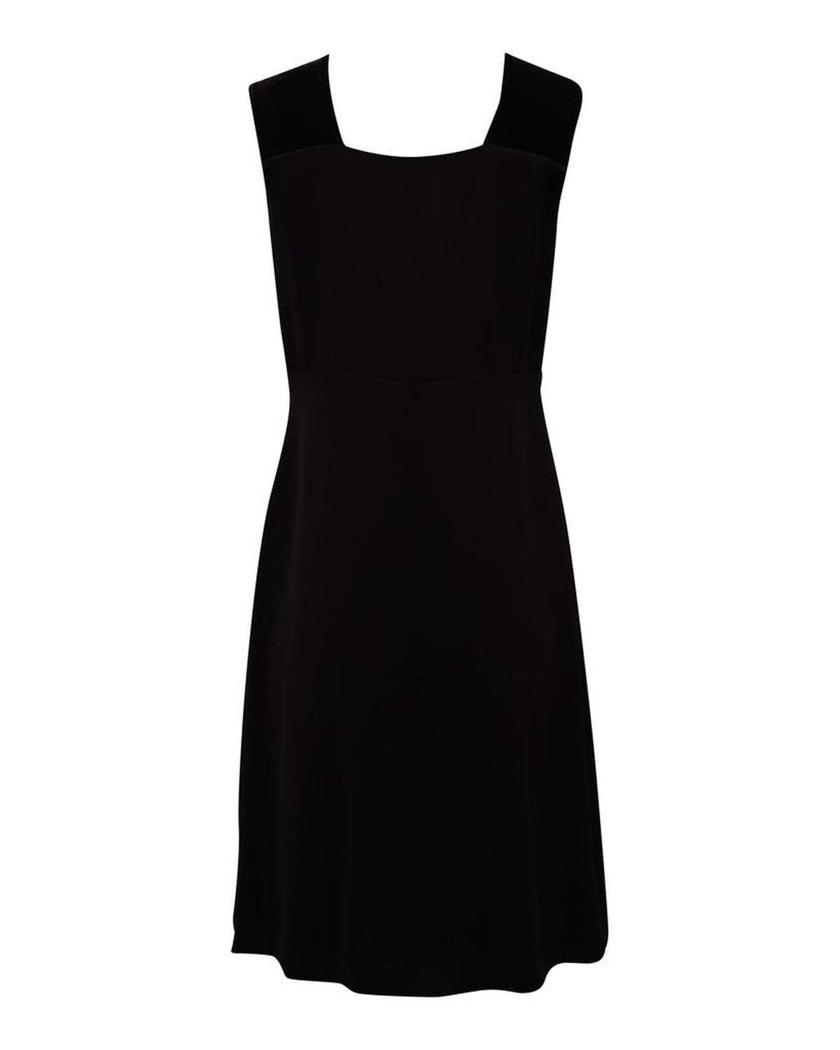 Maxmara Sleeveless Midi Dress in Chocolate Brown Viscose
