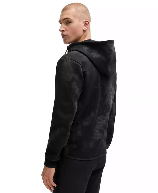 Men’s Reflective Artwork Zip-Up Hoodie