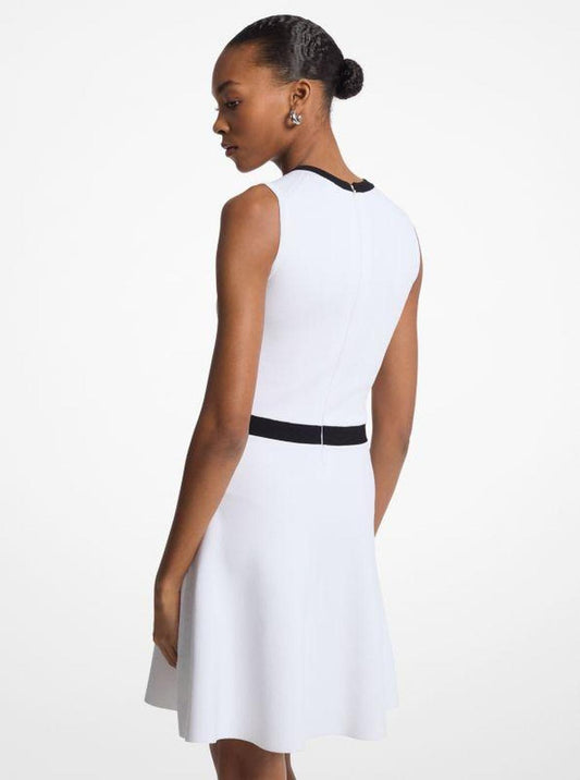 Viscose Blend Snap Dress