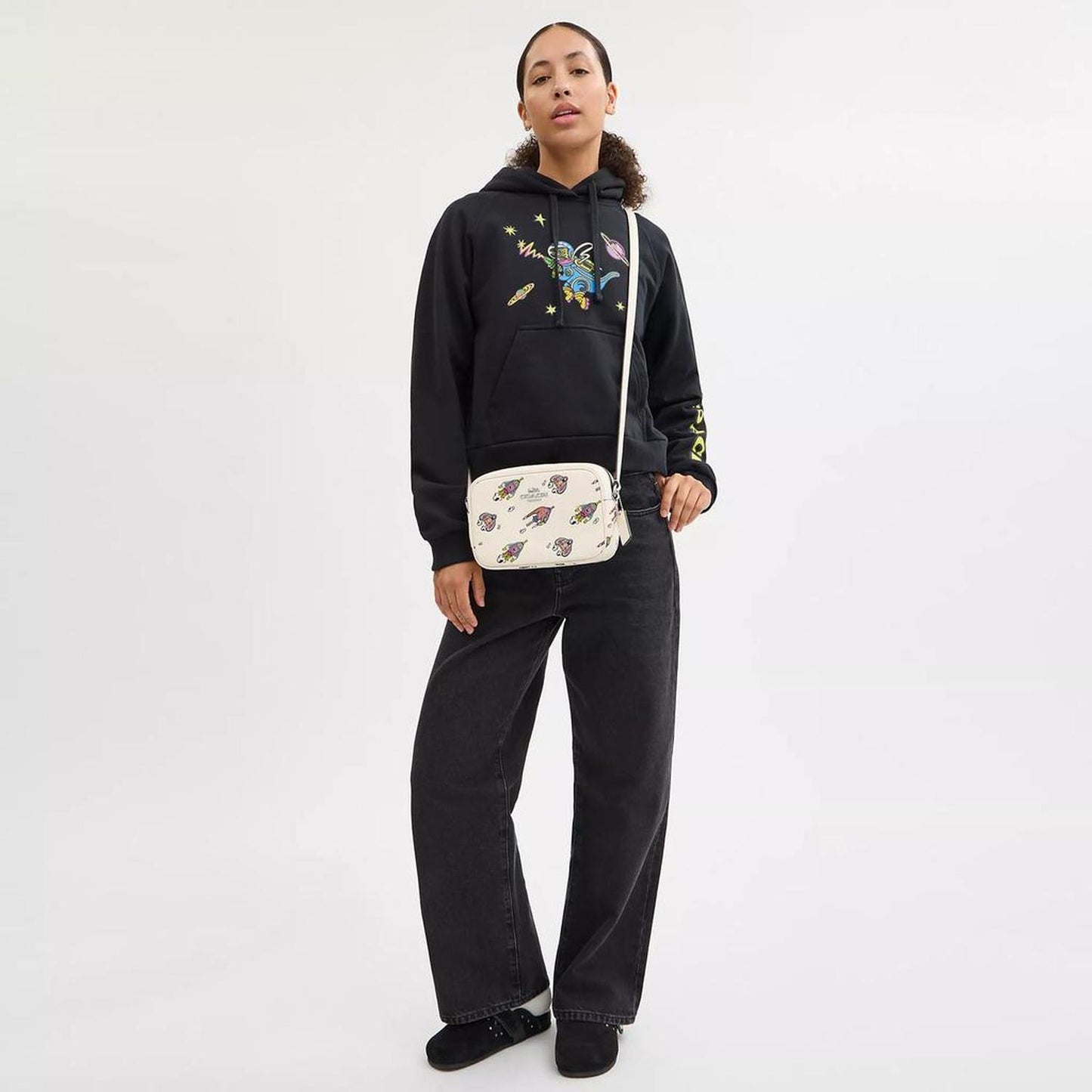 Cosmic Coach Jamie Camera Bag With Rocket Print