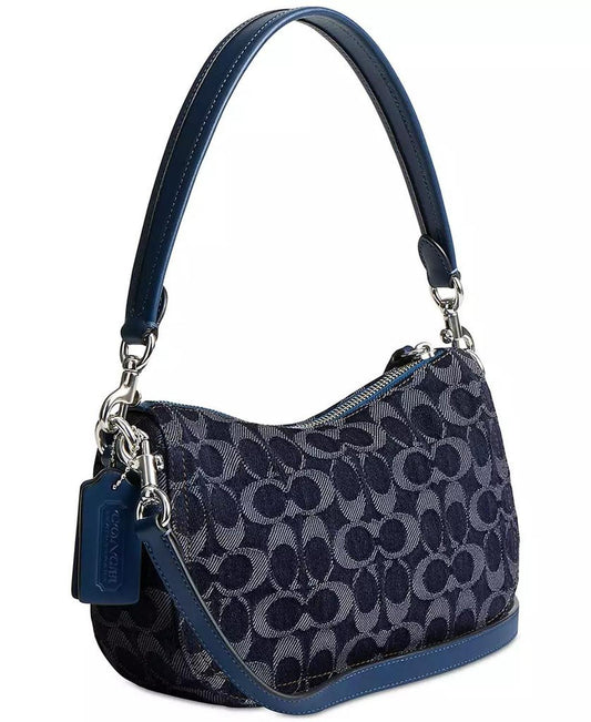 Small Swinger Bag in Signature Denim