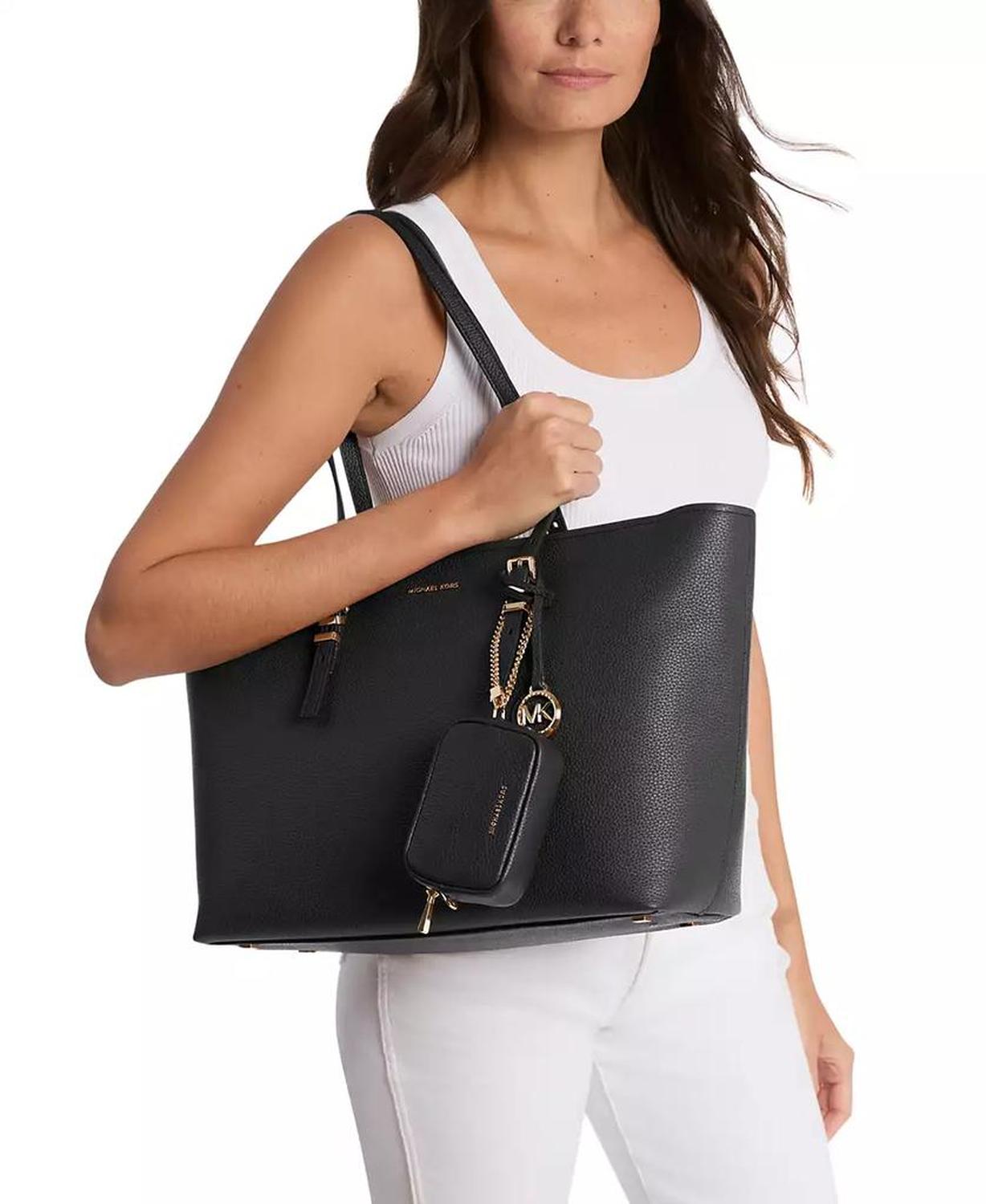Quinn Extra Large Leather East West Tote