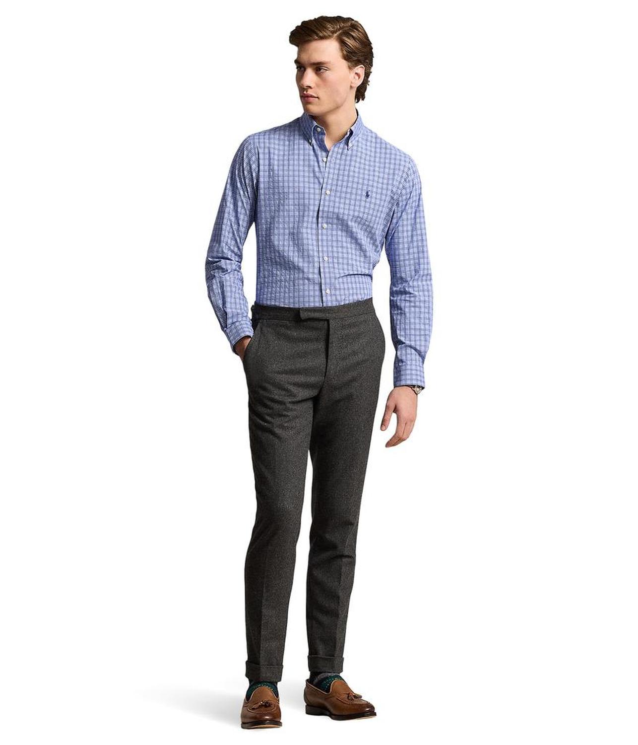 Classic Fit Stretch Poplin Shirt