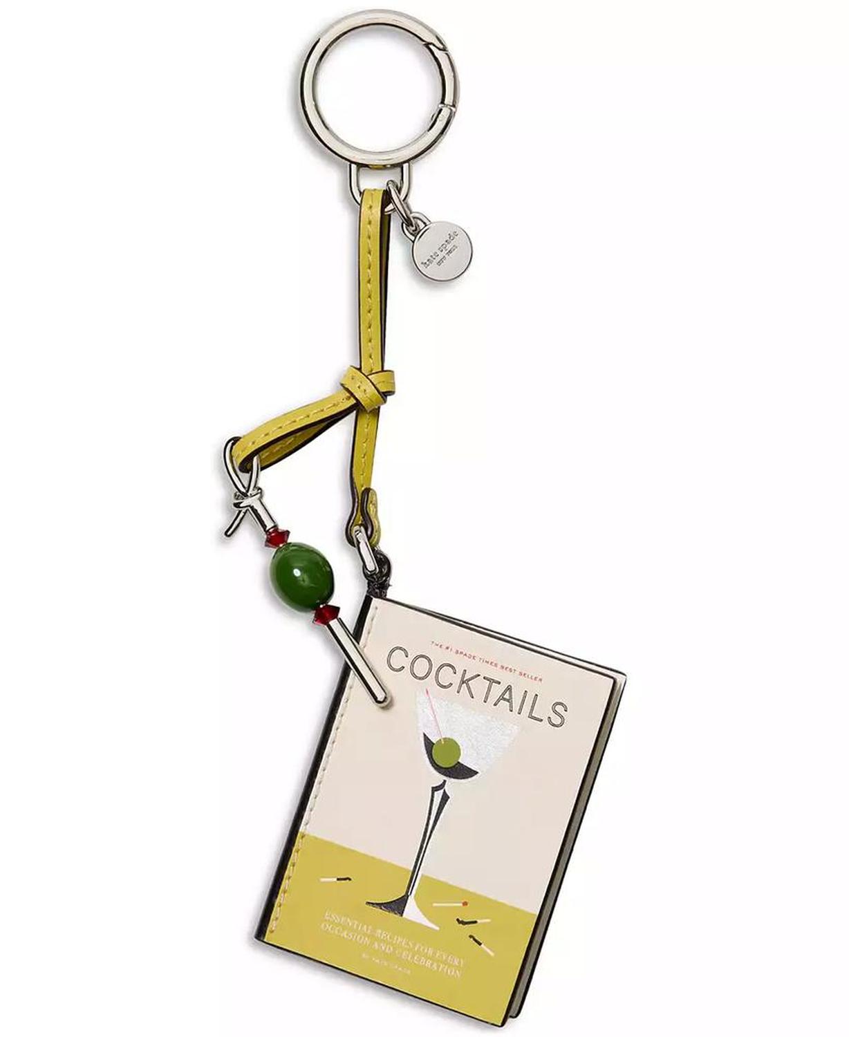 Charmed Leather Cocktail Book Bag Charm