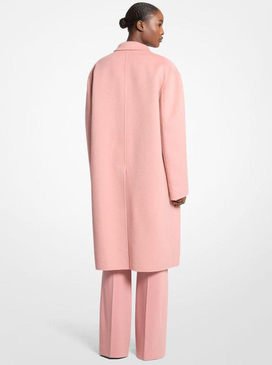 Double Faced Wool Melton Slouch Coat