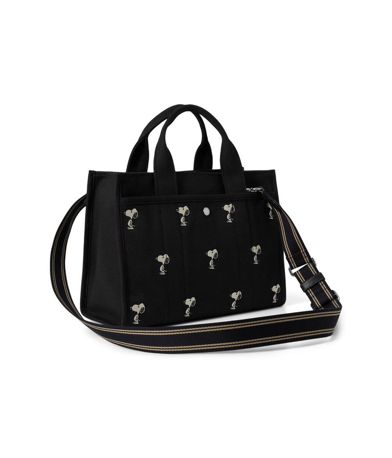 Coach X Peanuts Cargo Tote Bag With Snoopy Print
