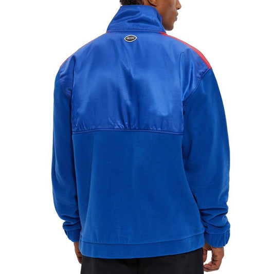 Men's BOSS x NFL New York Giants Zip-Neck Sweatshirt