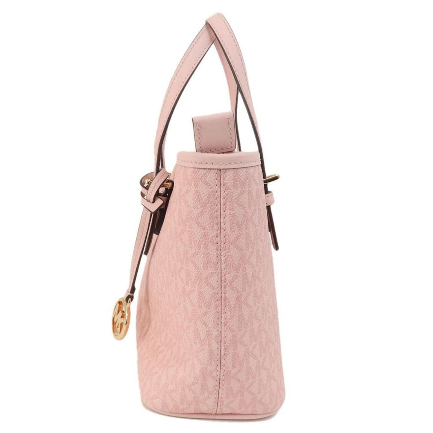 Leather Coated Canvas Handbag (Pre-Owned)