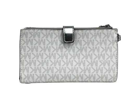 Jet Set Travel Double Zip Wristlet Wallet Women's