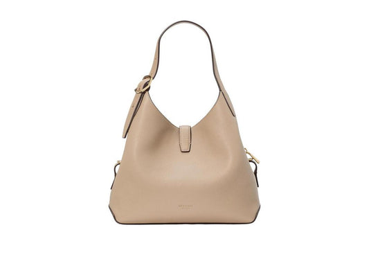 Deco Pebbled Leather Medium Crossbody Tote
