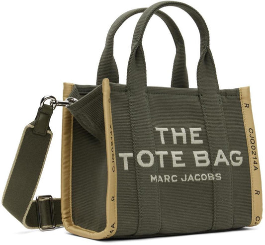 Khaki 'The Jacquard Small' Tote