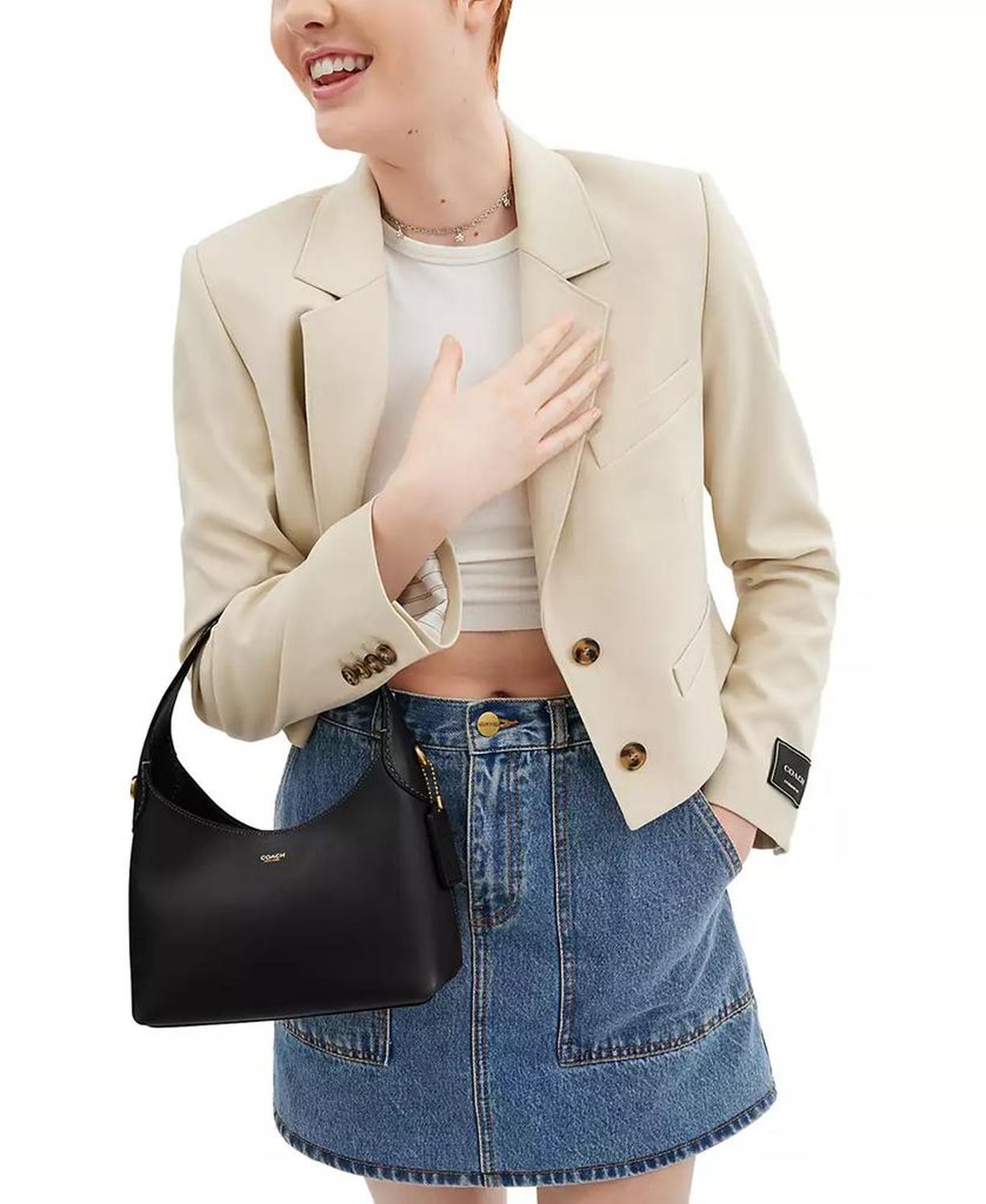Small Leather Brooklyn Shoulder Bag 23