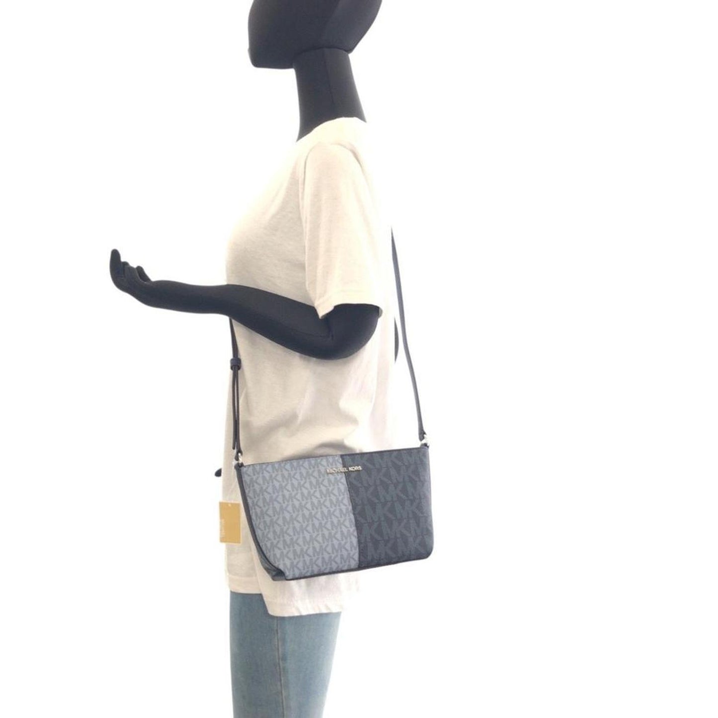 blue Navy Pvc Pochette Shoulder Bag (Pre-Owned)