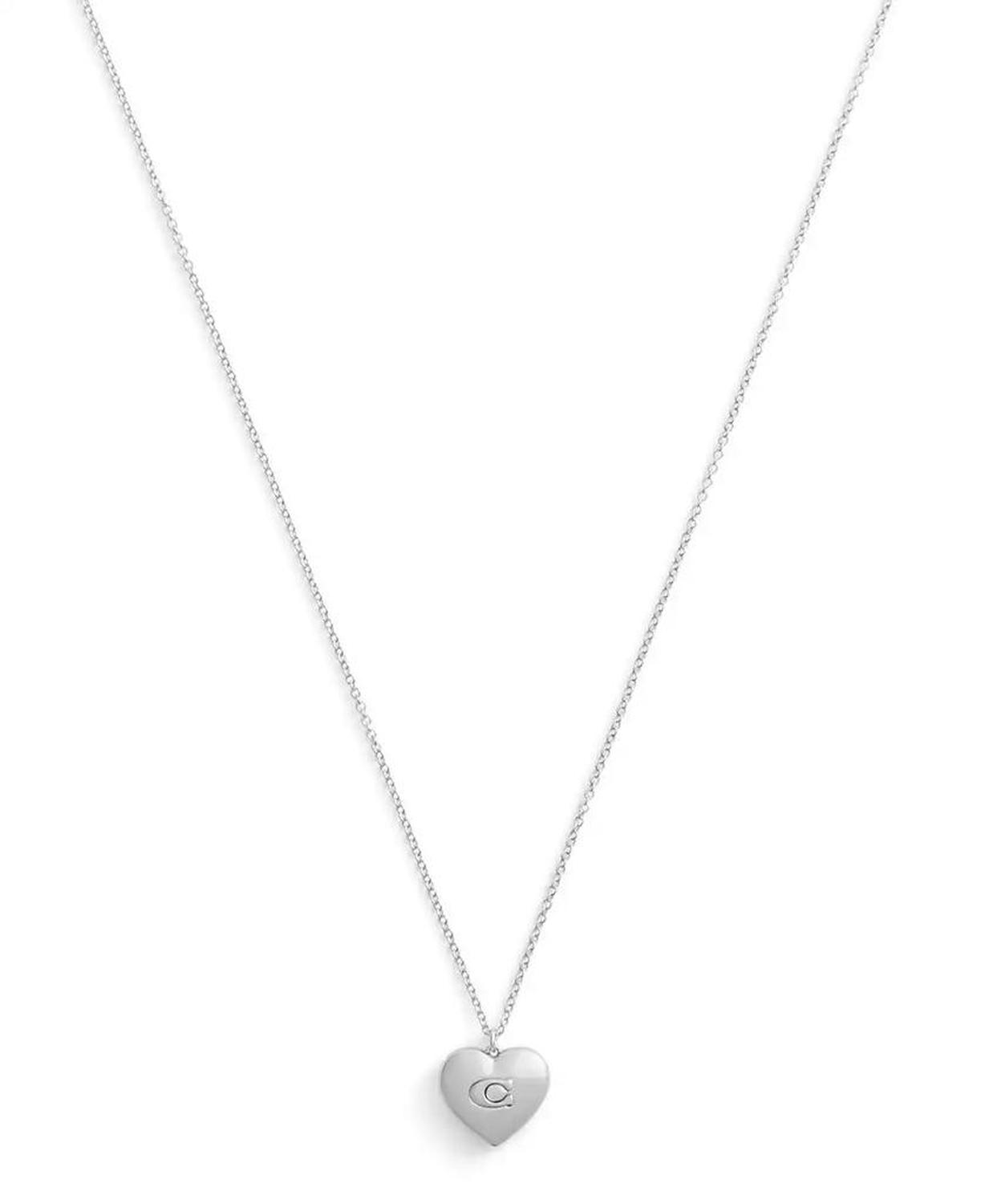Signature Puffy Heart Pendant Necklace