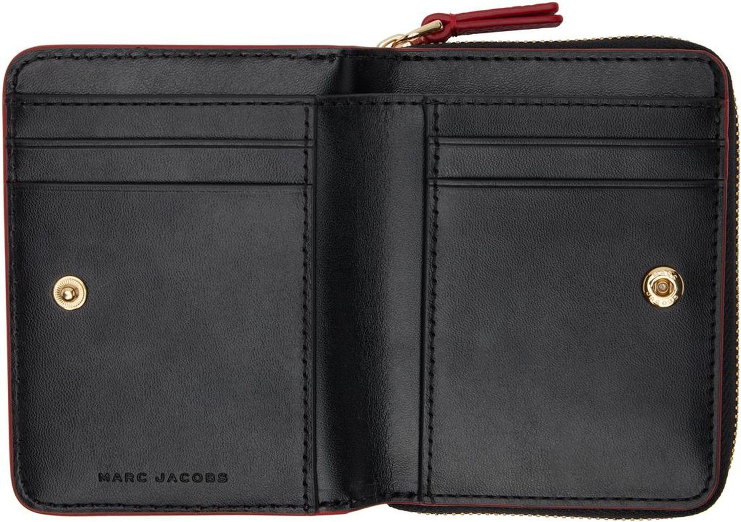 Red 'The Leather Mini Compact' Wallet