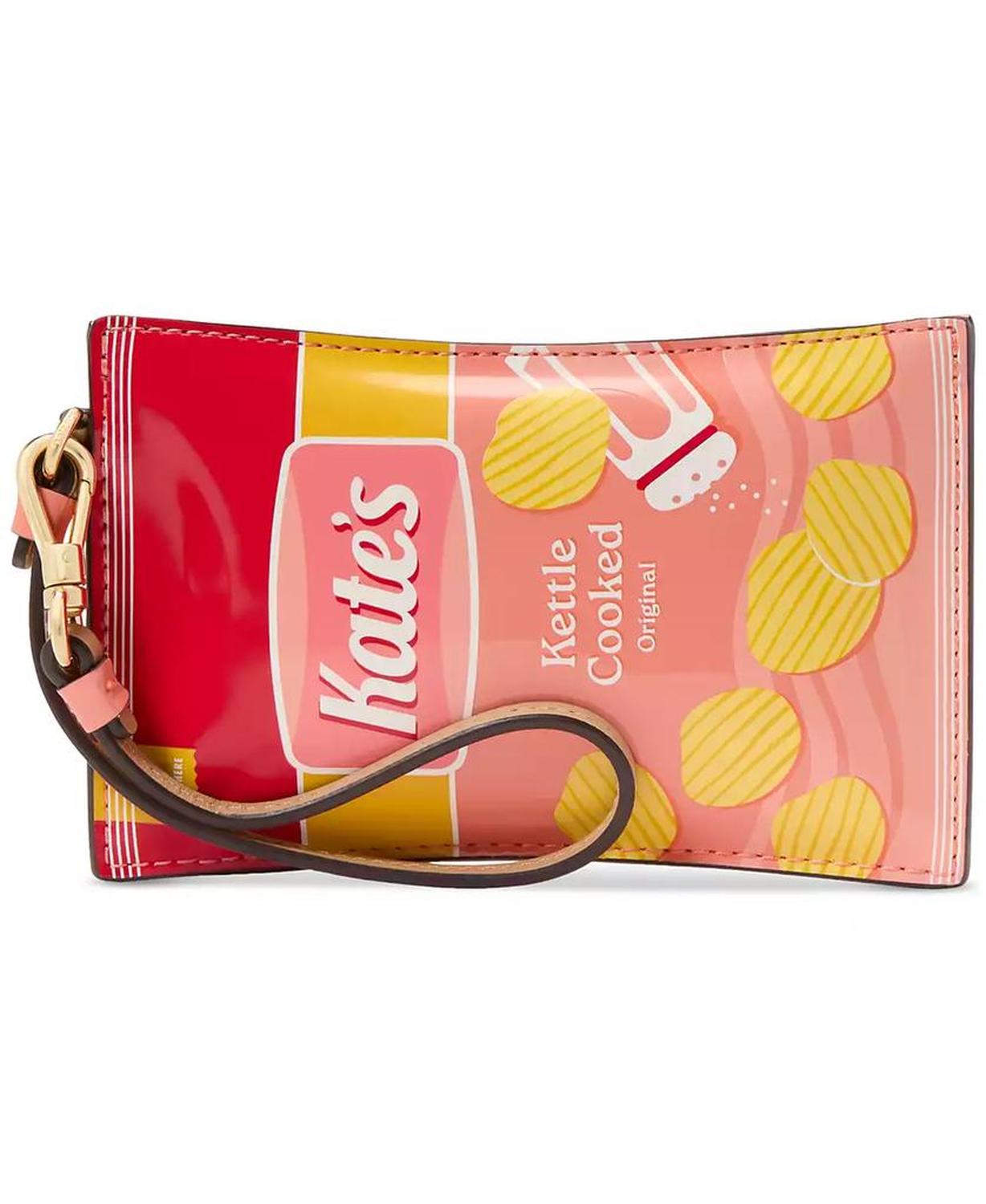 Snack Time Patent Card Case Wristlet