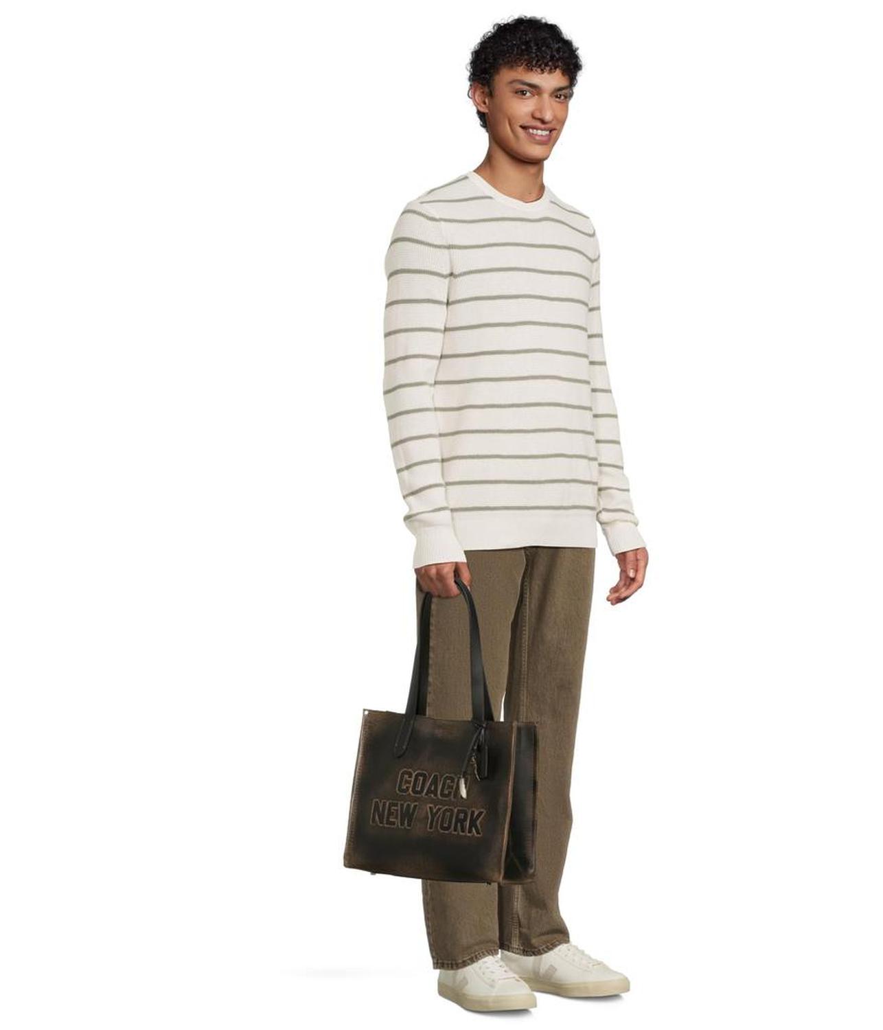 Relay Tote Bag 34 In Loved Leather