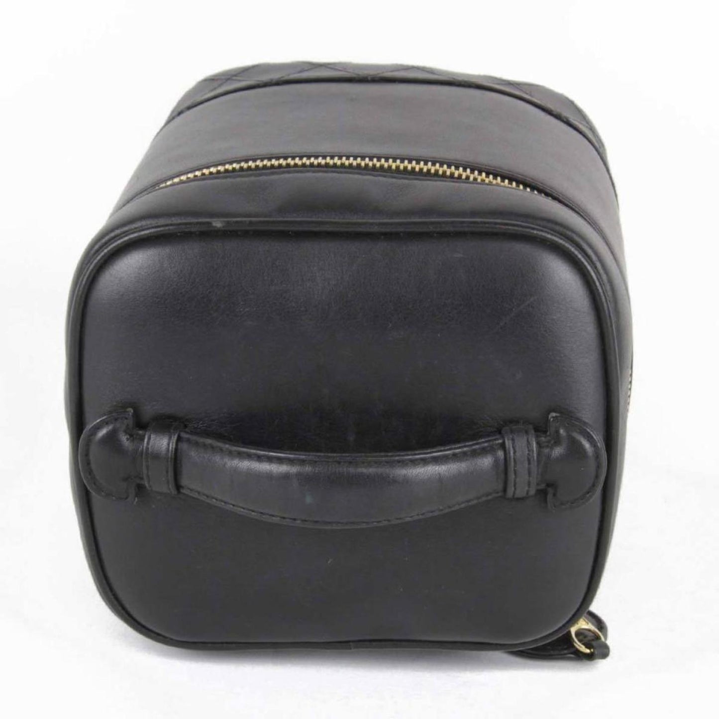 Chanel Vanity Leather Clutch Bag (Pre-Owned)