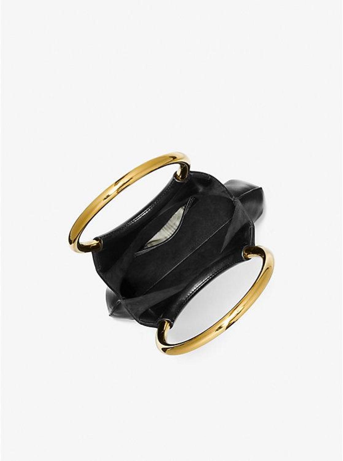Ursula Small Leather Ring Tote Bag