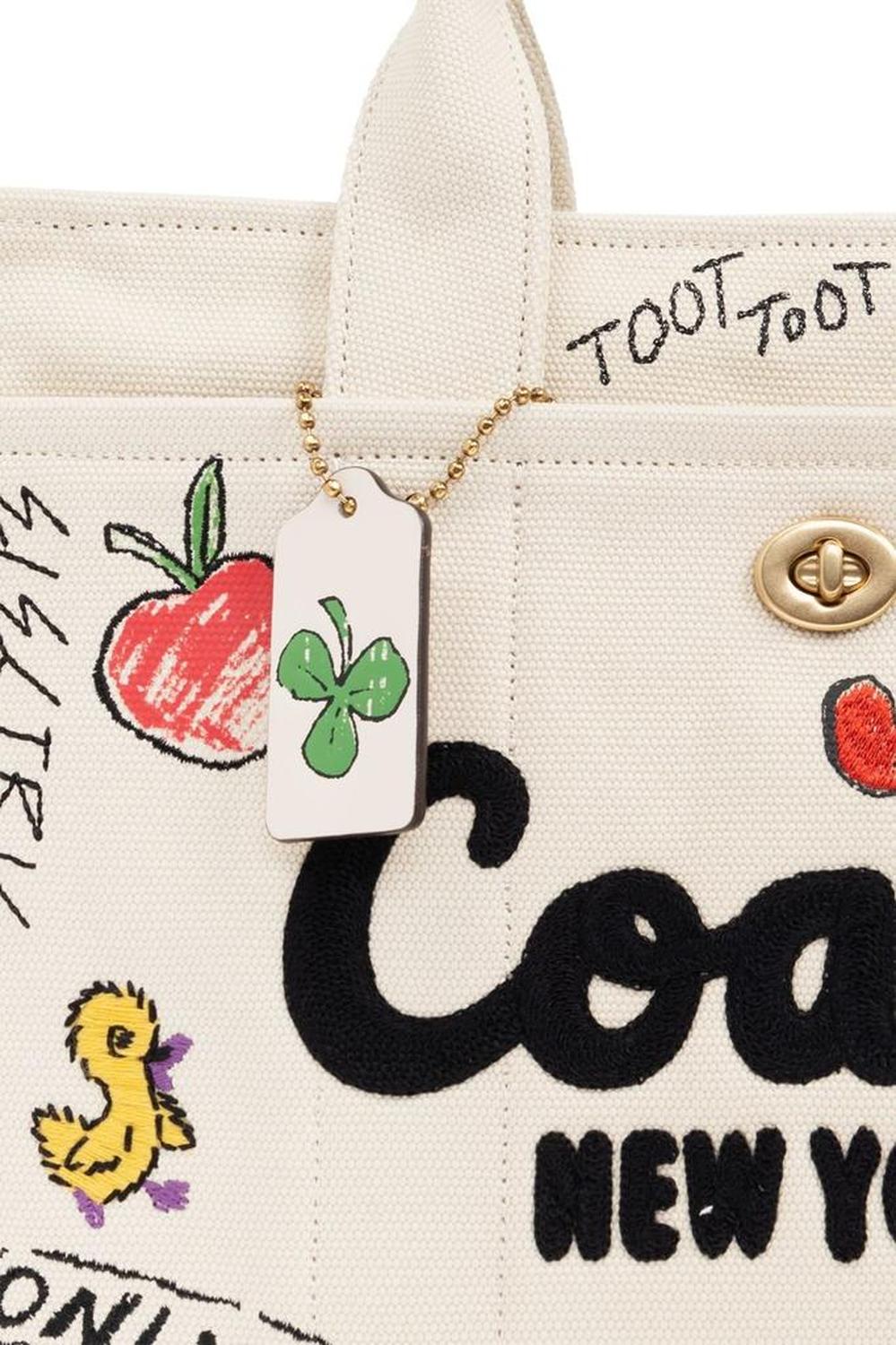 Coach Sketch Printed Cargo Tote Bag