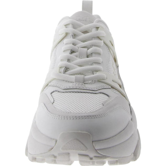 Nick Trainer Womens Leather Lifestyle Fashion Sneakers