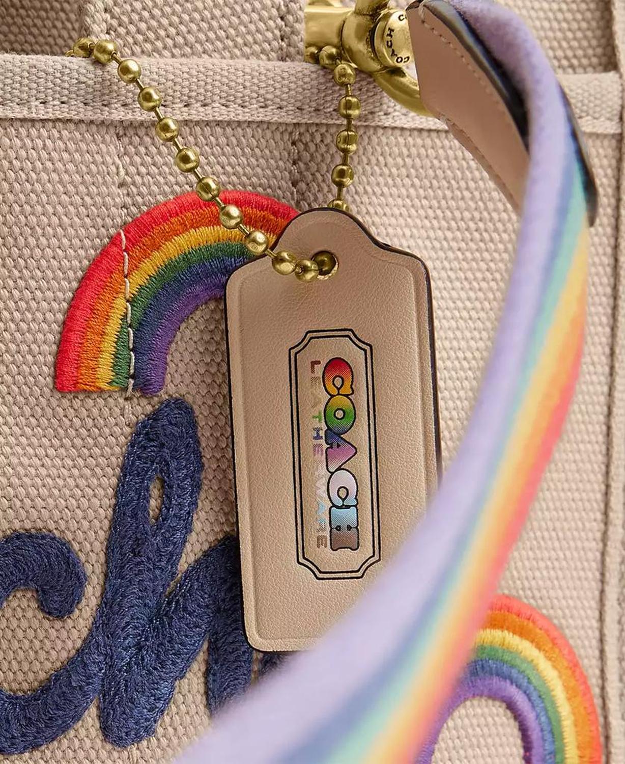 Cargo Tote Bag 26 With Rainbow