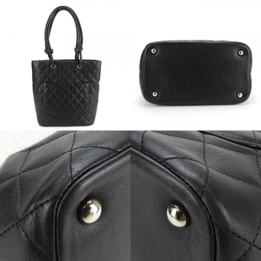 Chanel Cambon  Leather Tote Bag (Pre-Owned)