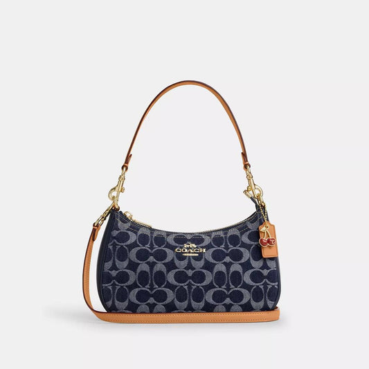Teri Shoulder Bag In Signature Denim