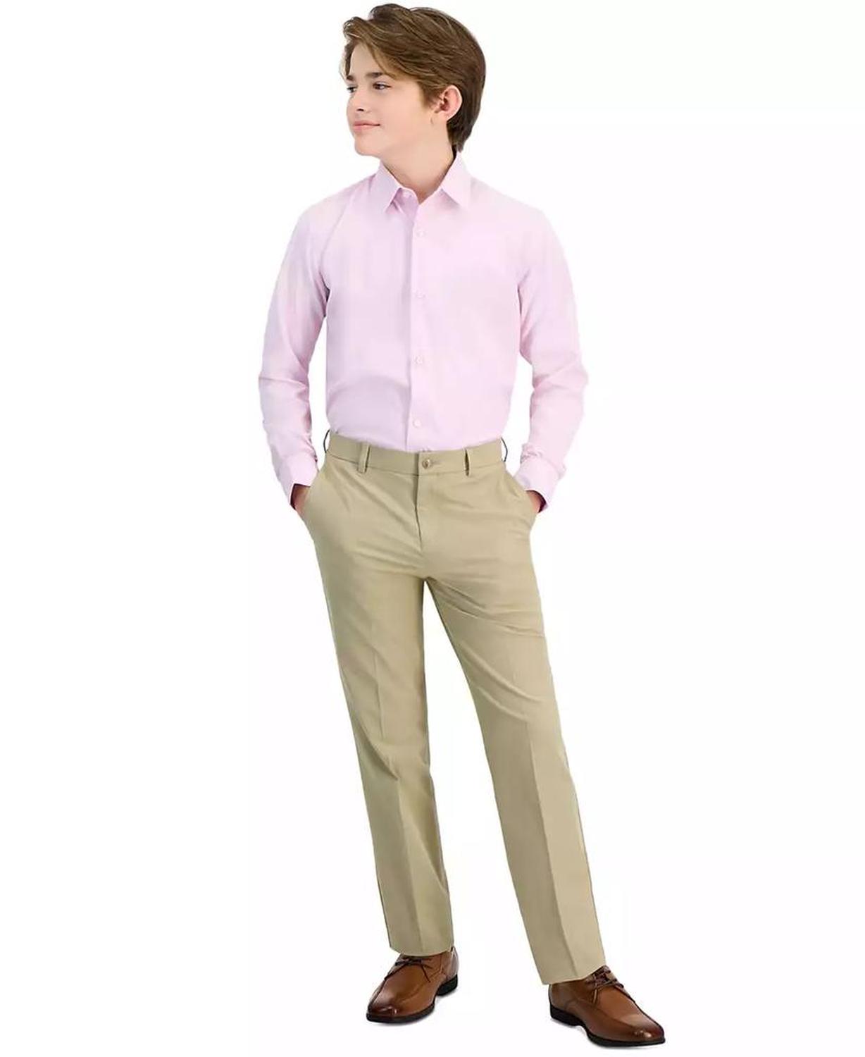 Big Boys Solid Button-Up Shirt