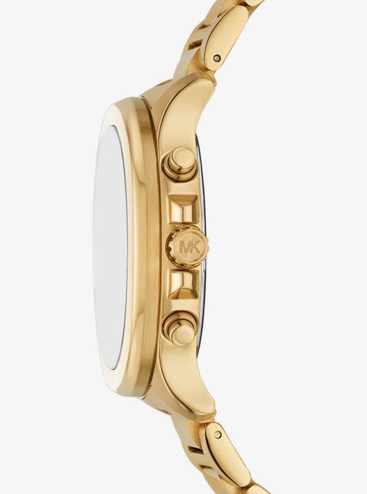 Oversized Sage Gold-Tone Watch