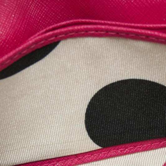 Kate Spade Fuchsia Leather Card Case