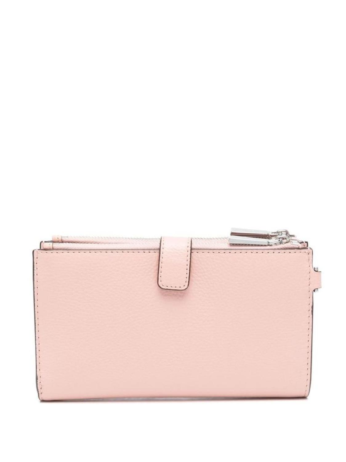 Michael Michael Kors Logo Plaque Zipped Wallet