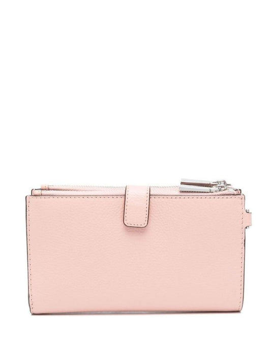 Michael Michael Kors Logo Plaque Zipped Wallet