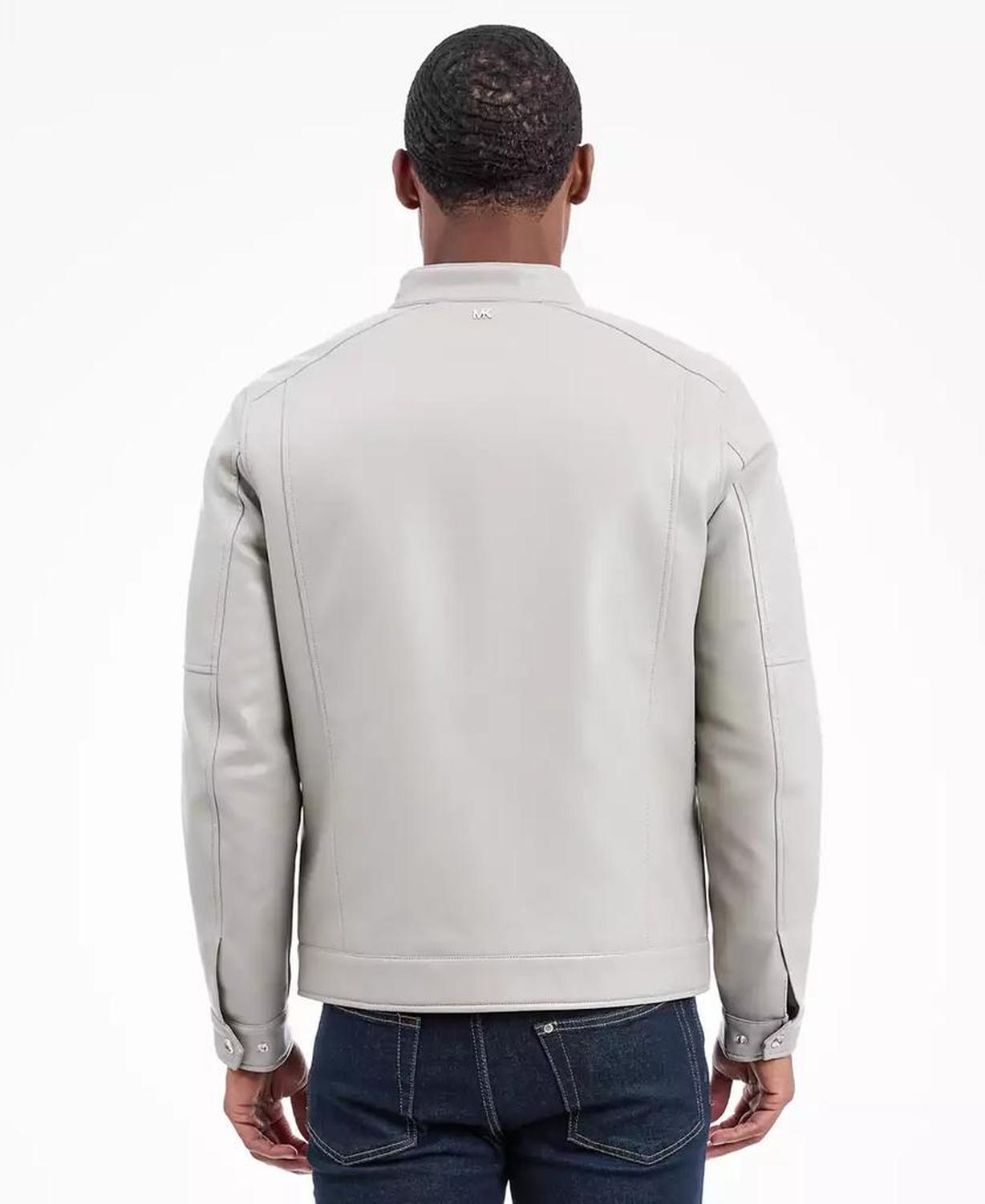 Men's Faux Leather Moto Jacket