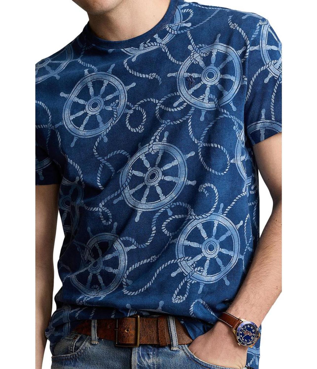 Classic Fit Nautical Jersey T-Shirt