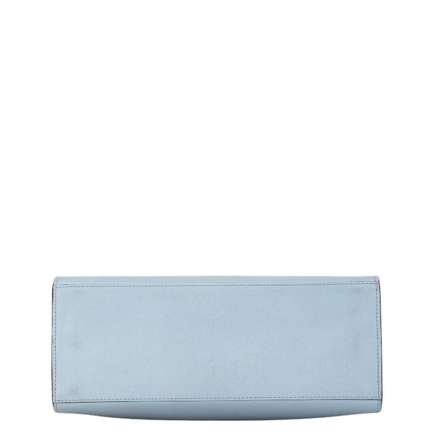 blue  Leather Handbag Shoulder Bag (Pre-Owned)