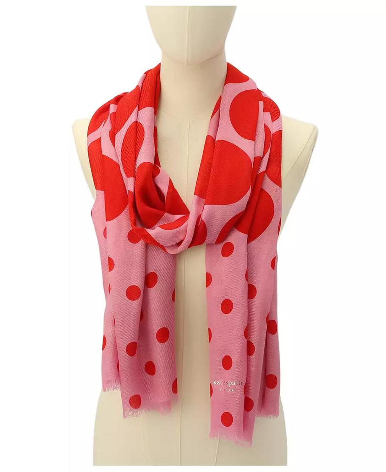 Women's Seasonless Dot Oblong Scarf