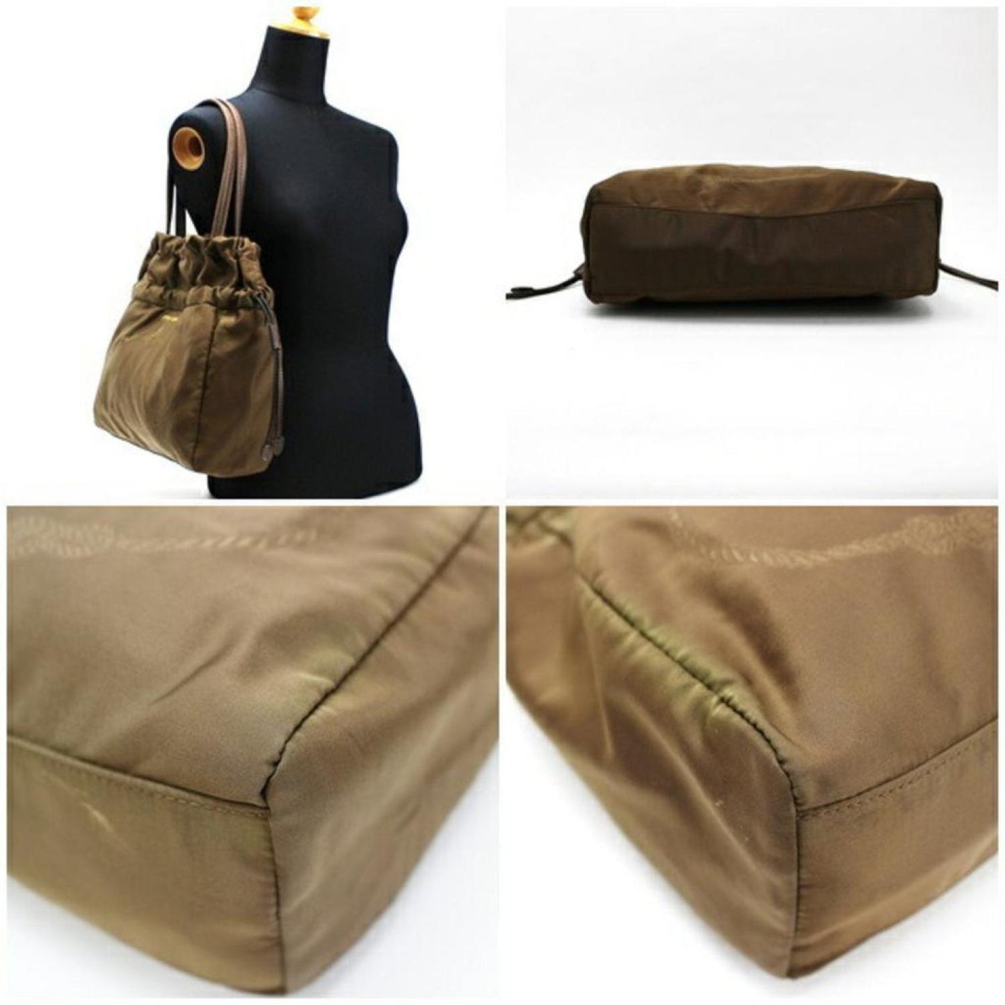 Prada Tessuto Synthetic Shoulder Bag (Pre-Owned)