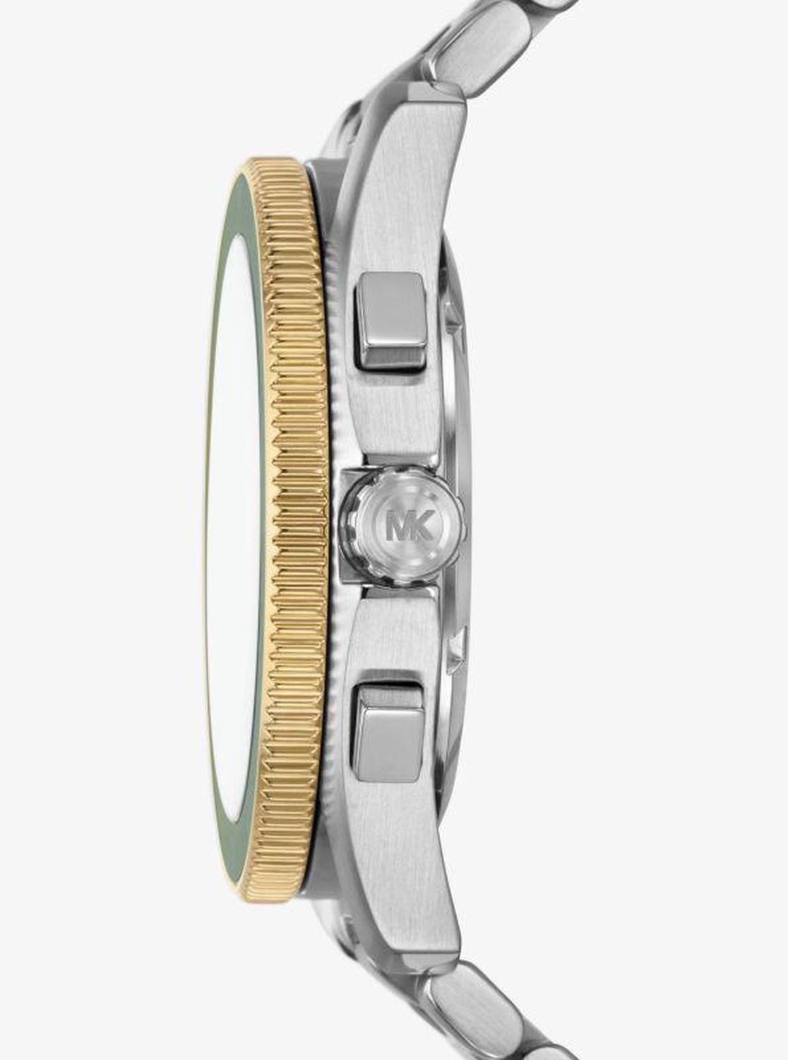 Oversized Maritime Two-Tone Watch