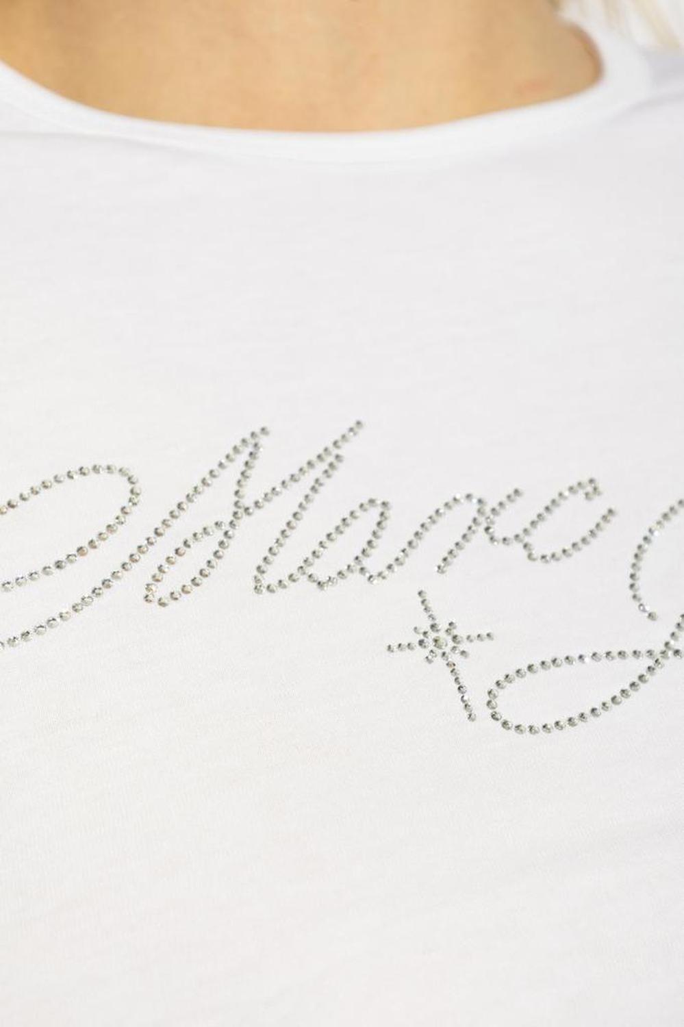 Marc Jacobs Charm Logo Shrunken T-Shirt